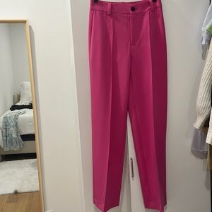 Zara hot pink trouser